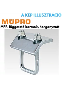 Müpro MPR függesztő karom M8 41/21, 41/41, 41/42 profilhoz horganyzott