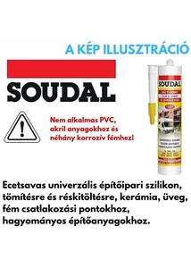 Soudal szilikon univerzális transzparens 280ml