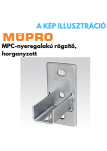 MÜPRO MPC nyeregalakú rögz. hosszanti 27/18- 28/30 profilhoz