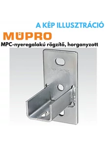 Müpro nyereg alakú rögzítő keresztirányú 38/24, 40/80, 41/21, 41/62 profilhoz horganyzott