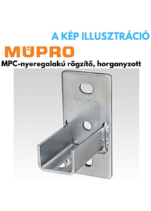 MÜPRO MPC nyereg alakú rögz. keresztirányú 27/18- 28/30 profilhoz