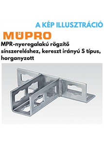 MÜPRO MPR- gyorsrögzítő sarokszereléshez S+,M12 41/21-41/124 profilhoz horganyzott