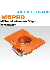Müpro MPR lakatanya S+ M8 41/21, 41/124 profilhoz horganyzott