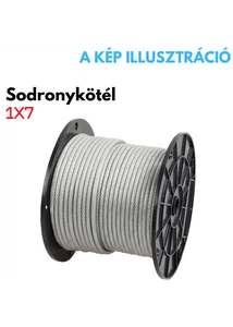 Sodronykötél horganyzott 1,0mm 200m T1x7 EN 12385-4 DIN3052