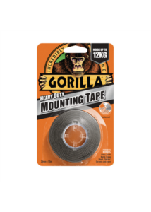 Gorilla Heavy Duty Mounting Black Tape fekete kétoldalas ragasztószalag 2,54cmx1,52m