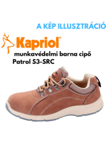 KAPRIOL cipő munkavédelmi barna Patrol S3-SRC 45