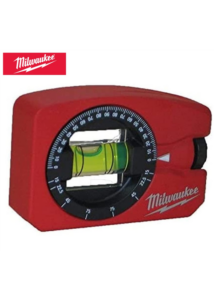 Milwaukee Zseb Vízmérték szögmérővel, mágneses, 8 cm