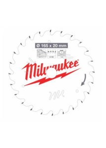 Milwaukee körfűrészlap fához 165x20x1,6x24 ATB 