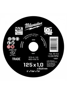 Milwaukee Vágókorong fémhez ECO SCS41 125x1 mm