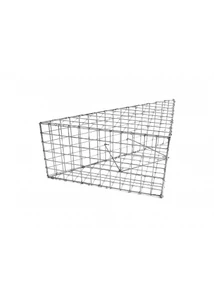 Gabion Triangel kosár, 600×848×300 mm, háromszög alak, 50×50 mm rács, 3,5 mm huzalvastagság