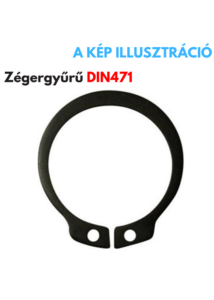 Zégergyűrű külső 10 DIN471
