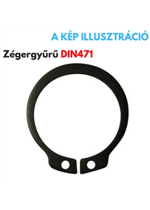 Zégergyűrű külső 44 DIN471