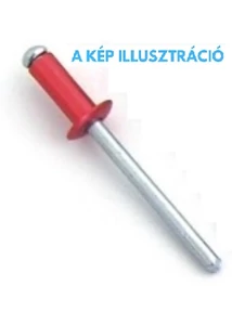 Alu-acél félgömbfejű nyitott popszegecs (AST) 3,2x8mm RAL3000
