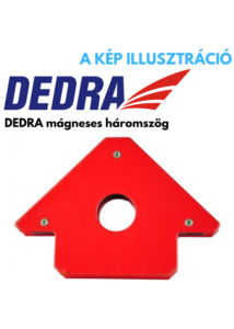DEDRA mágneses háromszög 75x12mm
