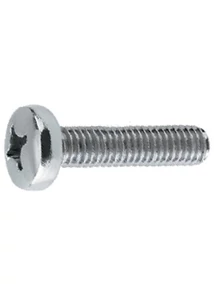 D-fejű kereszthornyos csavar M3x25mm DIN7985 4.8 horganyzott