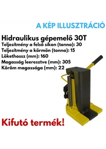 Hidraulikus gépemelő 30T