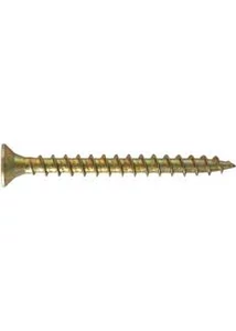 Süllyesztettfejű forgácslapcsavar 3x30mm Pz1, sárgára passzivált