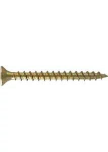 Süllyesztettfejű forgácslapcsavar 3x40mm Pz1, sárgára passzivált