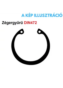 Zégergyűrű belső 29mm DIN472