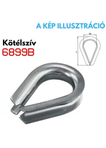 Kötélszív 22mm 6899 B