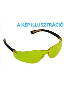 Védőszemüveg sárga lencsével