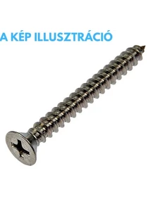 Süllyesztettfejű lemezcsavar 3,5x16mm DIN7982/C horganyzott