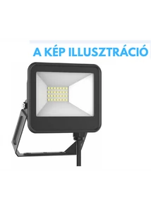 UltraTech LED reflektor mozg.é-vel, 20W, 4000K, 1800l, fekete, 110°, IP65, 25000 óra
