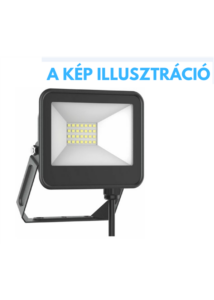 UltraTech LED reflektor mozg.é-vel, 20W, 4000K, 1800l, fekete, 110°, IP65, 25000 óra