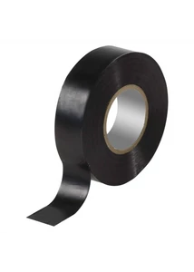 Fekete szigetelőszalag 50 mm széles, 20 m hosszban