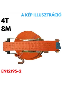 Rakományrögzítő, teherbírás: 4T, hossz: 8m