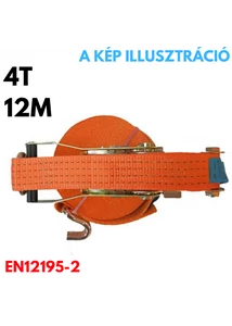 Rakományrögzítő, teherbírás: 4T, hossz: 12m