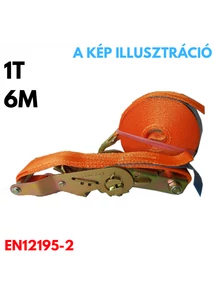 Rakományrögzítő, teherbírás: 1T, hossz: 6m