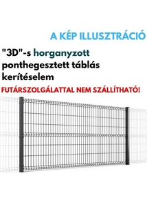 3D Táblás kerítéselem 1030x2500-3,8mm (55x200) horganyzott (TR)