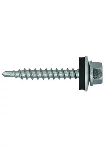 Önfúrós hatlapfejű csavar fához 4,8x35mm EPDM alátéttel
