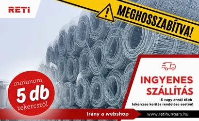 MEGHOSSZABBÍTVA! - 0 Ft-os szállítási díj