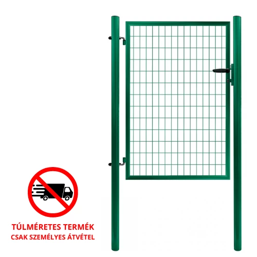 Egyszárnyú kapu 50x100mm osztású betéttel (Solid) 1073x1450mm, 2000mm 48mm csőoszloppal