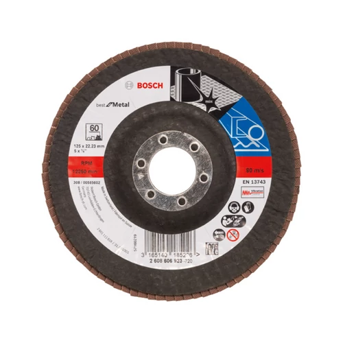 Bosch PRO X571 lamellás csiszolókorong 125 mm, G60