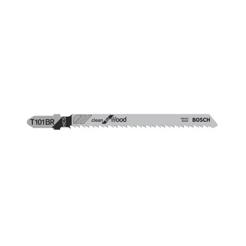 Bosch T101BR szúrófűrészlap faanyagok tiszta és egyenes vágásához, 117 mm, 3 db