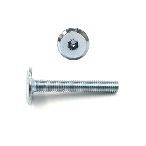 Belsőkulcsnyílású laposfejű bútorcsavar M6x60 mm