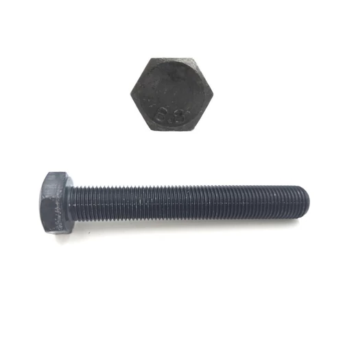 Hatlapfejű tövigmenetes csavar M20x50 mm DIN933 8.8 natúr