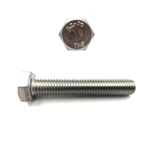 Hatlapfejű teljesmenetes csavar M12×80 mm DIN933 A4 saválló