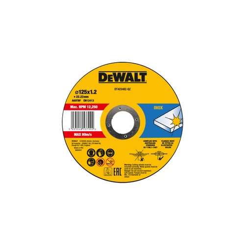 DeWalt Thin inox vágókorong 125x1,2 mm