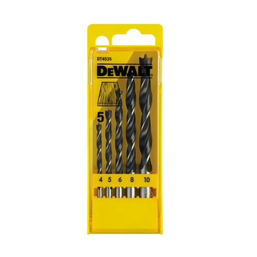 DeWalt fafúrószár készlet 4–10 mm 5 részes