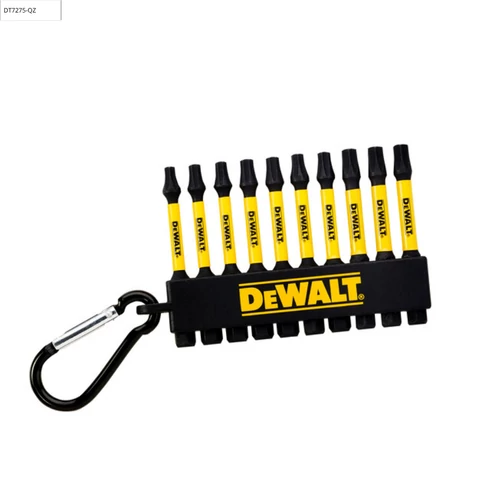 DeWalt FLEXTORQ 10 db-os TORX bitkészlet 57 mm karabínerrel