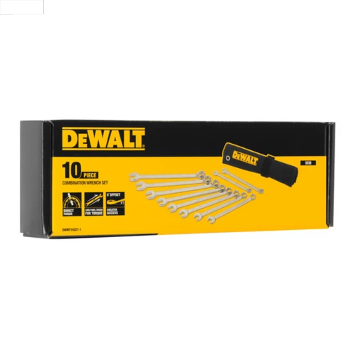DeWalt csillag-villáskulcs készlet 10–19 mm 10 részes