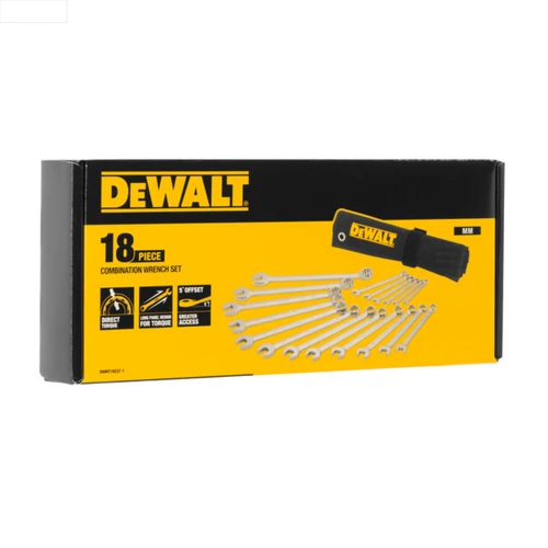 DeWalt csillag-villáskulcs készlet 6–24 mm 18 részes