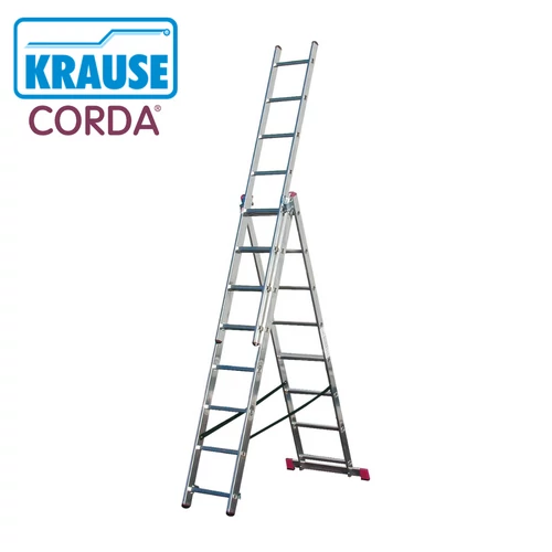 KRAUSE Corda 3x08 fokos alumínium sokcélú létra