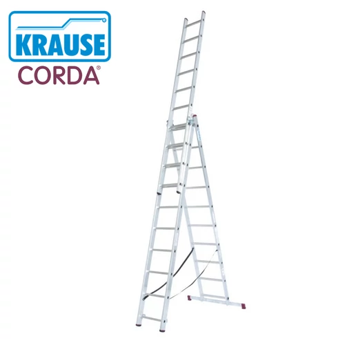 KRAUSE Corda 3x10 fokos alumínium sokcélú létra