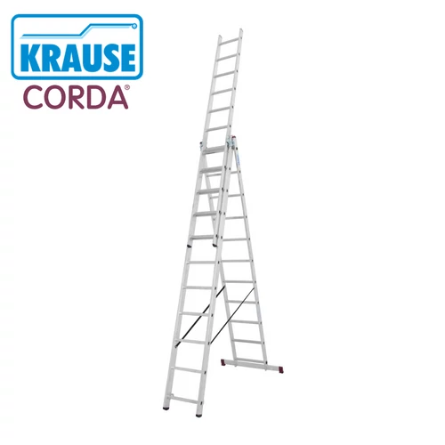 KRAUSE Corda 3x11 fokos sokcélú alumínium létra