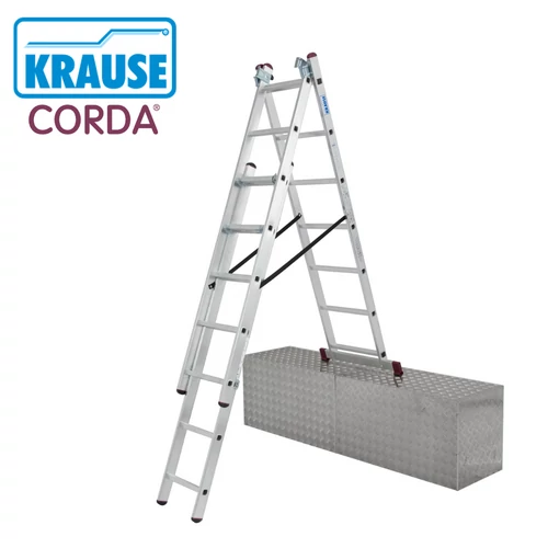 KRAUSE Corda sokcélú létra 3x07 fokos lépcsőfunkcióval
